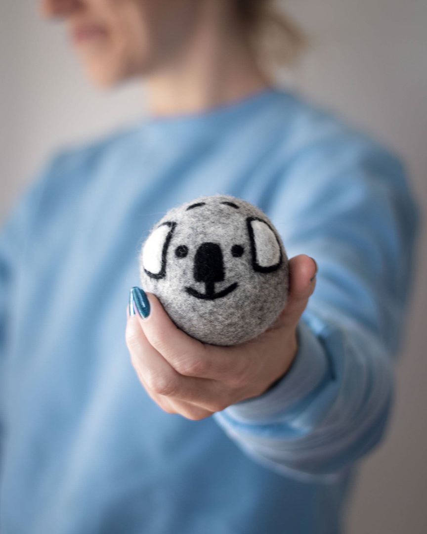 Eco Dryer Balls -  Cuddly Koalas - Set of 3, New Zealand