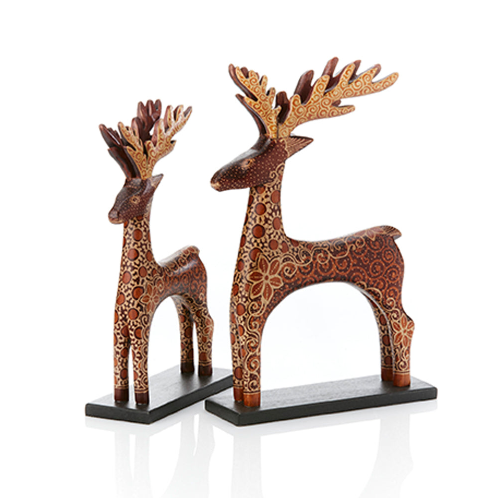 Batik Reindeer - Set of 2, Indonesia