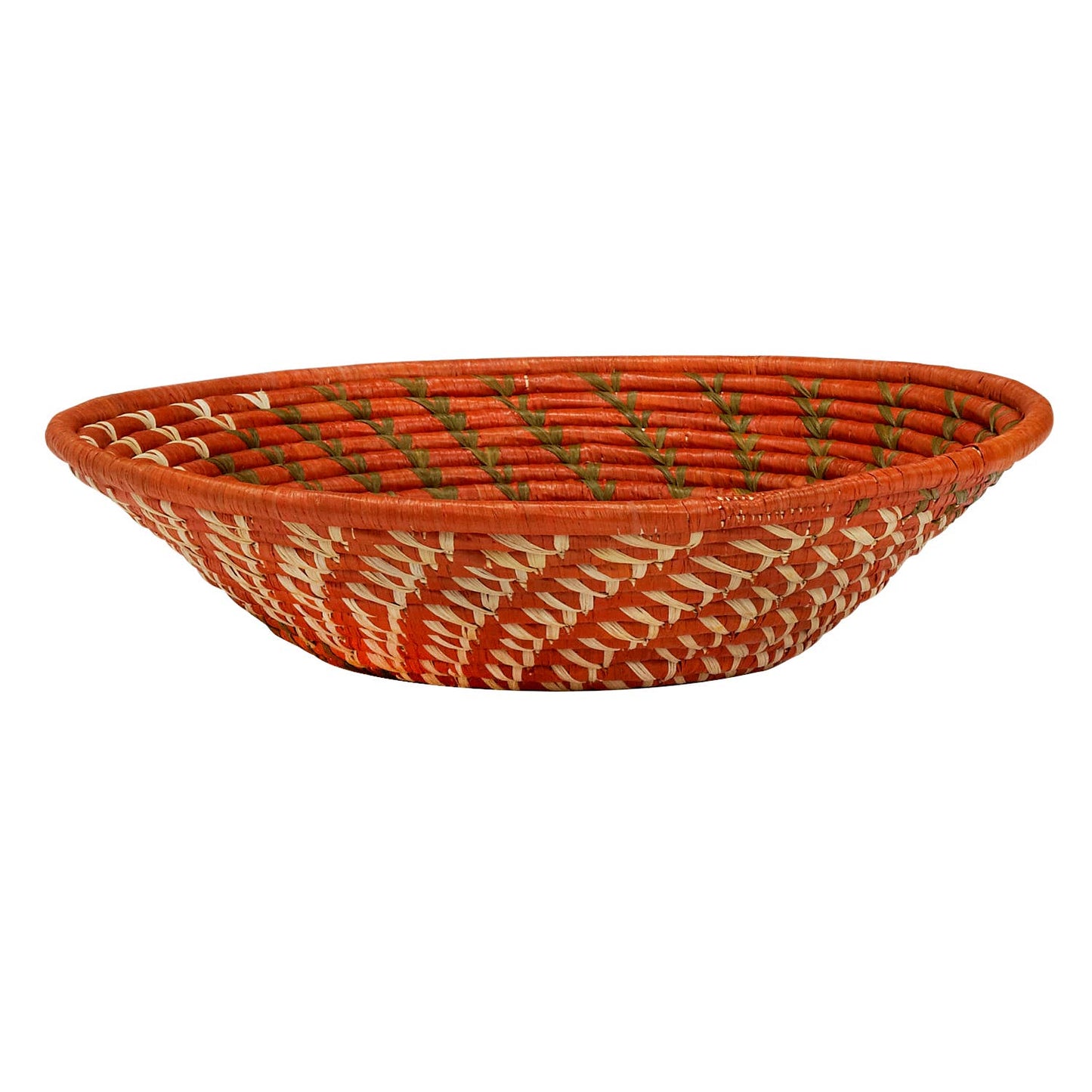 Raffia Basket - Sun Swirl, Uganda