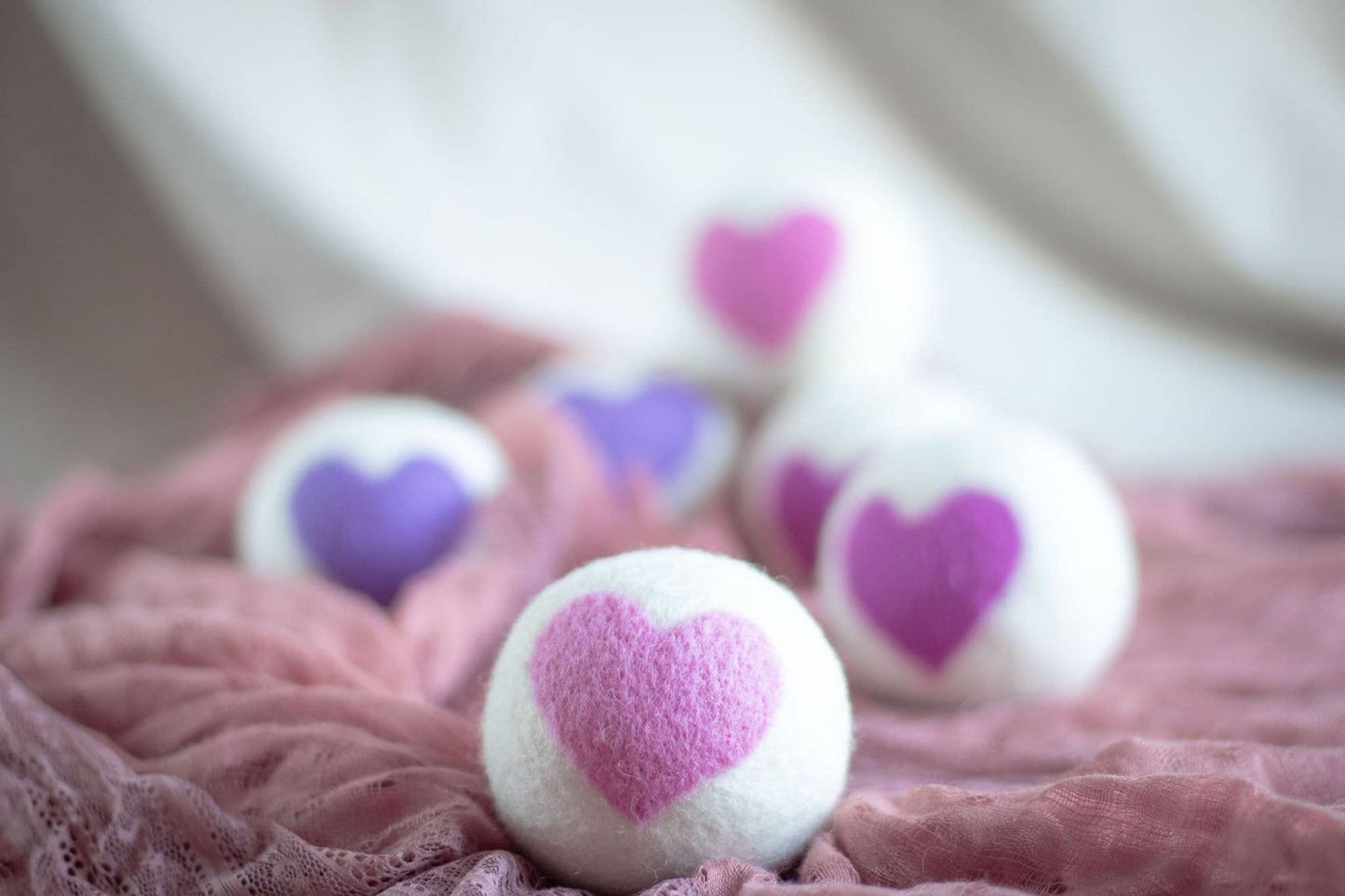 Eco Dryer Balls (6 HEARTS) - Lovely Day, New Zealand