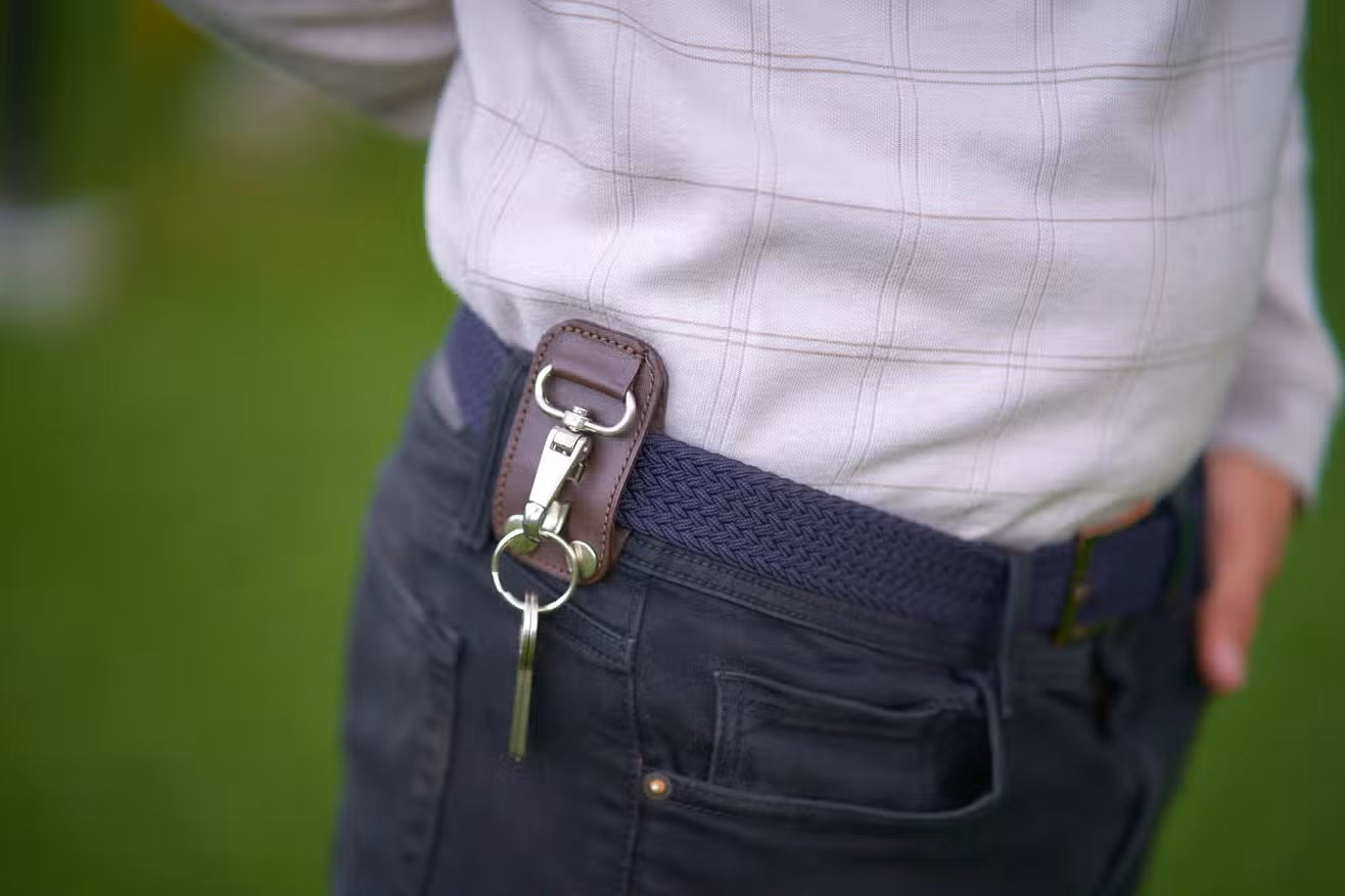 Belt Leather Keychain, Ecuador