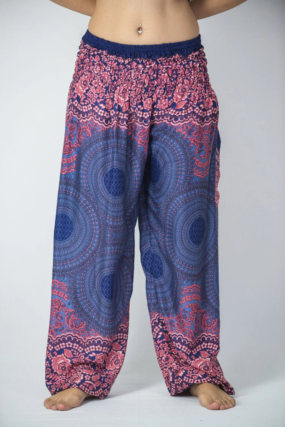 Unisex Harem Pants, Geometric Mandalas, Thailand