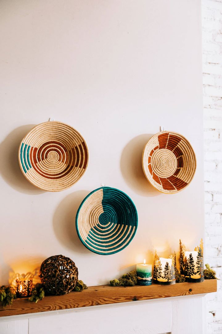 Raffia Basket - Asymmetric, Uganda