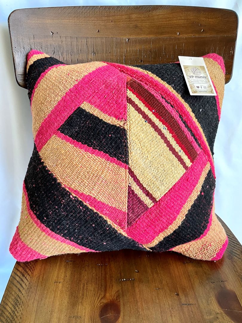 Throw Pillowcase, Aguayo's pillowcase, Multicolor, Bolivia/Peru/125