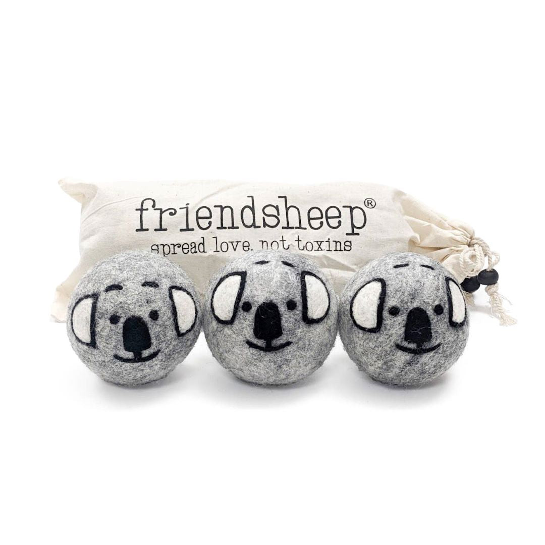 Eco Dryer Balls -  Cuddly Koalas - Set of 3, New Zealand