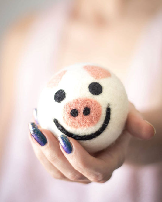 Eco Dryer Balls - Set of 3 - Pig Trio, New Zealand