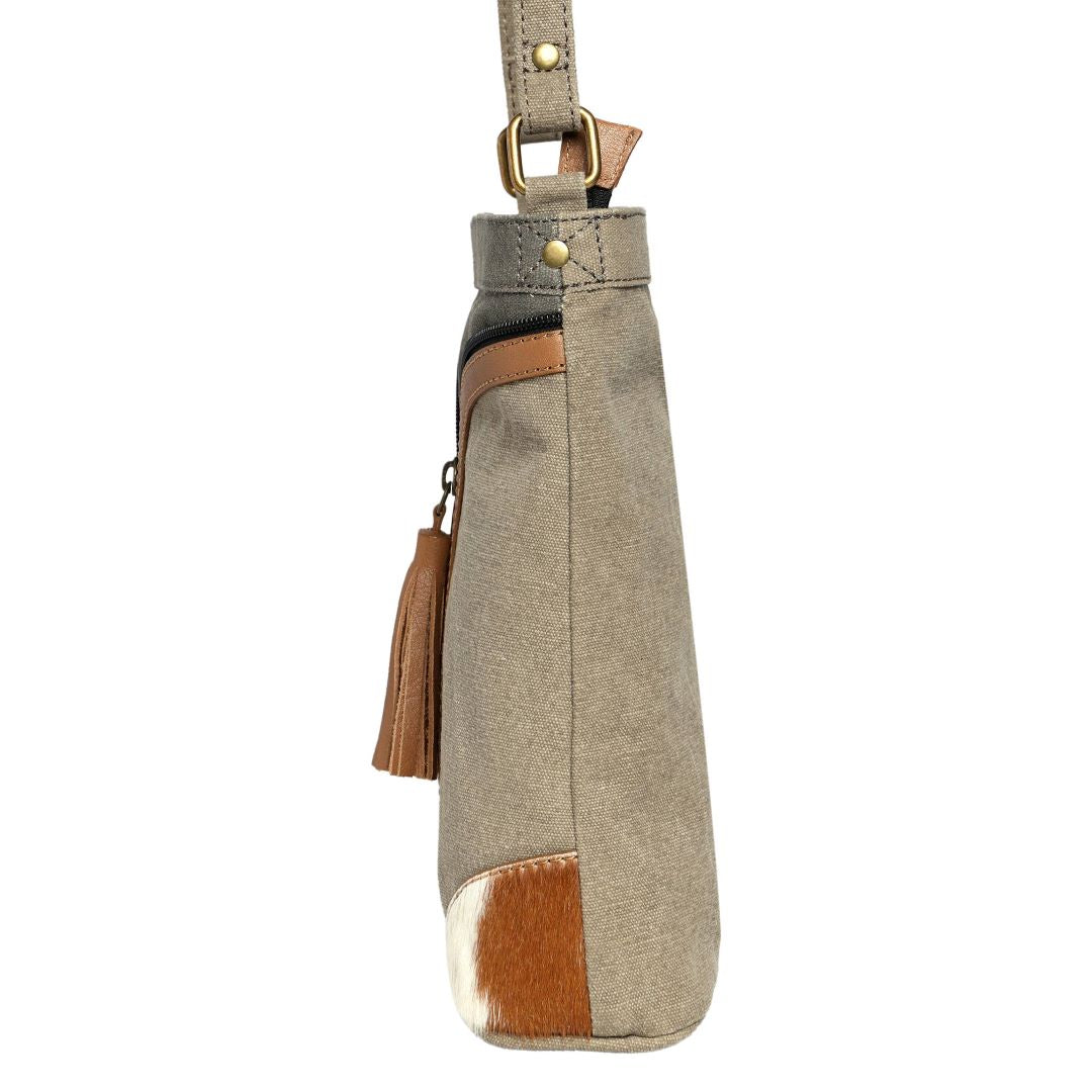 Crossbody Bag, city stone (Original Leather), India