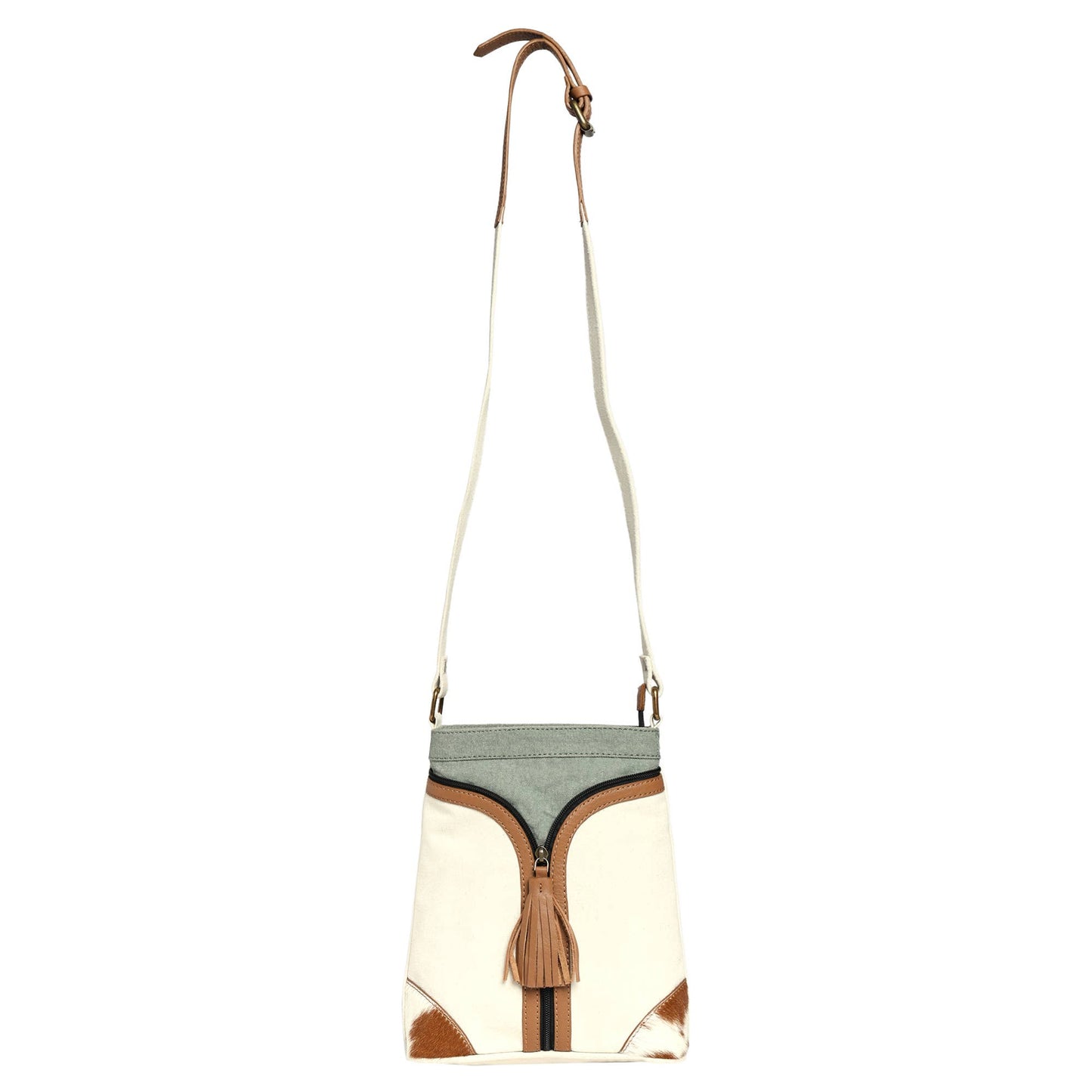 Crossbody Bag, Hair On (ORIGINAL LEATHER), India