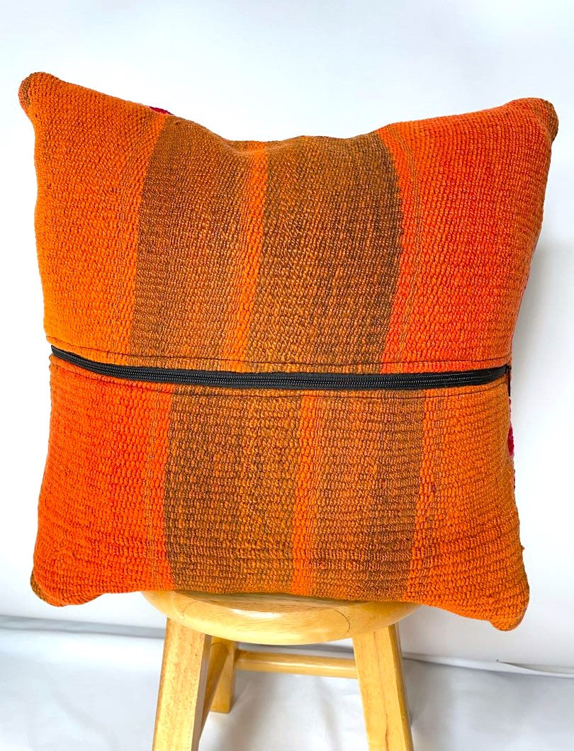 Throw Pillowcase, Aguayo's Cushion Cover, Multicolor, Bolivia/Peru/ 136