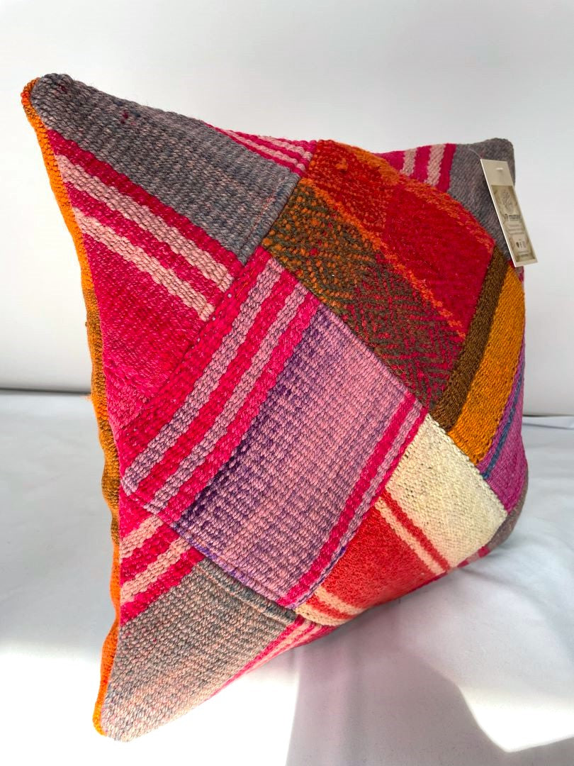 Throw Pillowcase, Aguayo's Cushion Cover, Multicolor, Bolivia/Peru/ 136