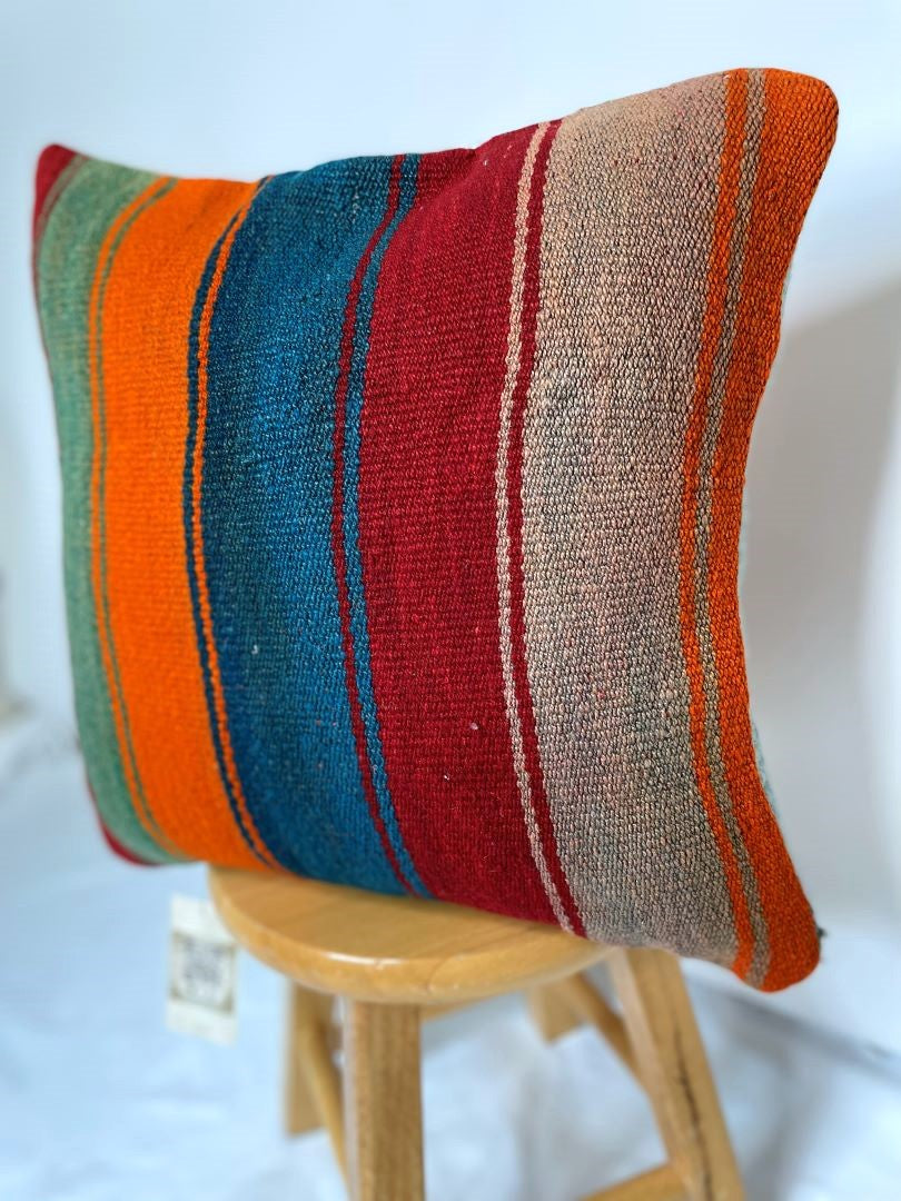 2 Throw Pillowcases, Aguayo's Cushion Covers, Multicolor, Bolivia