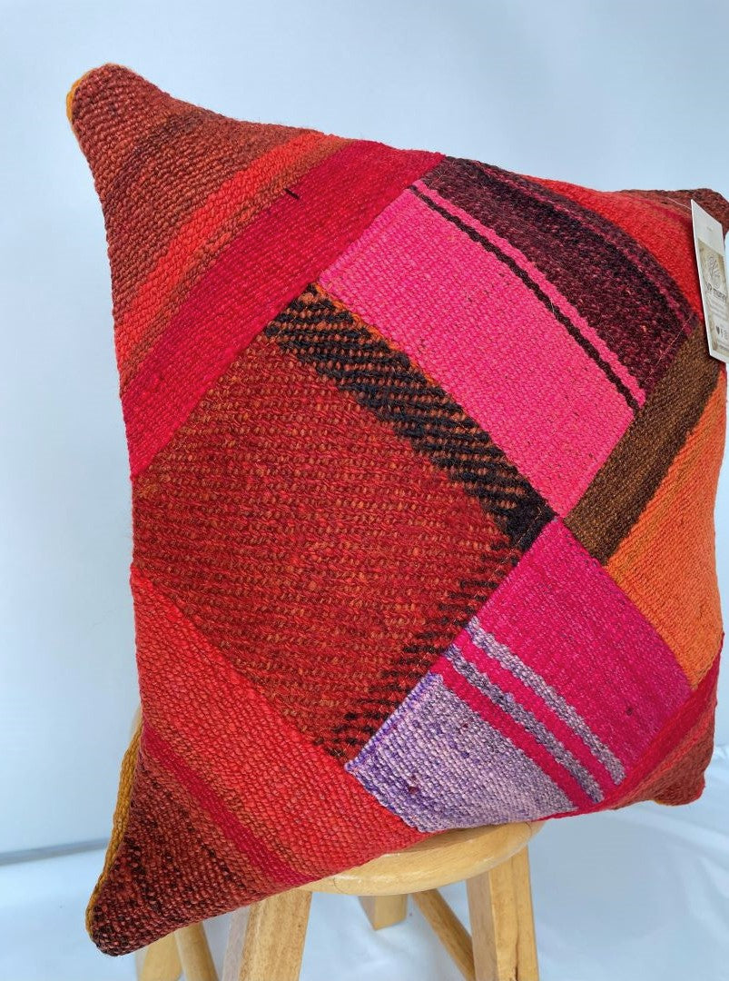 Throw Pillowcase, Aguayo's Cushion Cover, Multicolor, Bolivia/Peru/133