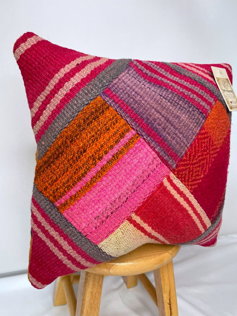 Throw Pillowcase, Aguayo's Cushion Cover, Multicolor, Bolivia/Peru/134