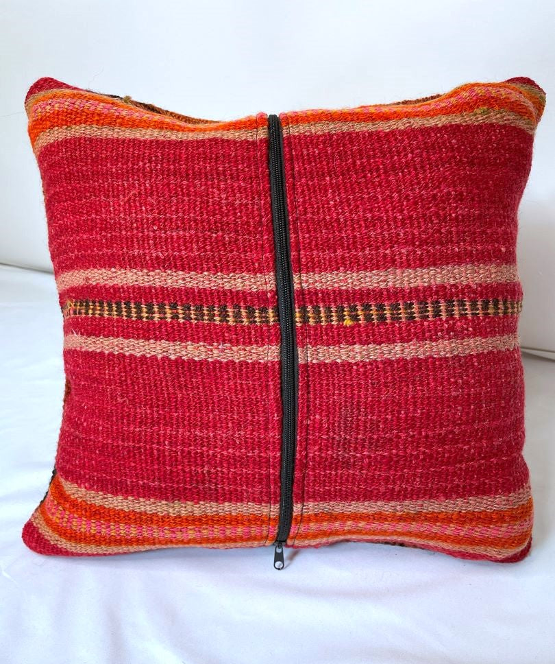 Throw Pillowcase, Aguayo's Cushion Cover, Multicolor, Bolivia/Peru/132