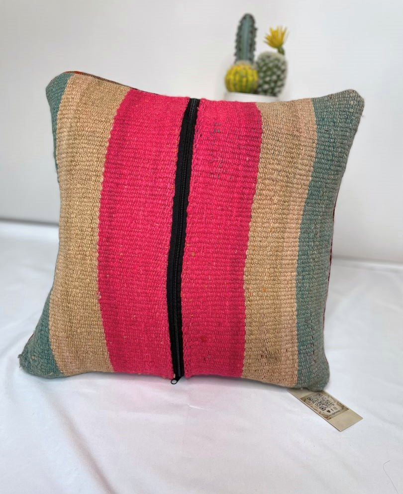 2 Throw Pillowcases, Aguayo's Cushion Covers, Multicolor, Bolivia