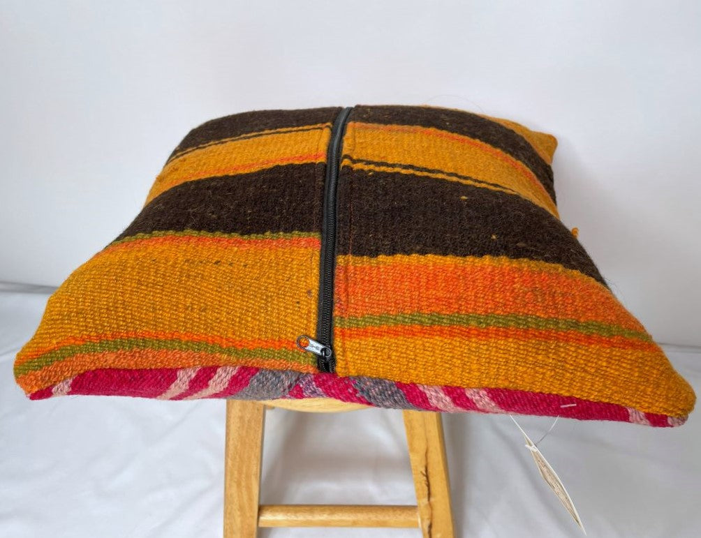 Throw Pillowcase, Aguayo's Cushion Cover, Multicolor, Bolivia/Peru/134