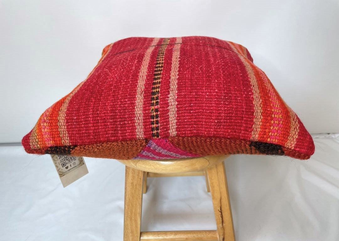 Throw Pillowcase, Aguayo's Cushion Cover, Multicolor, Bolivia/Peru/132