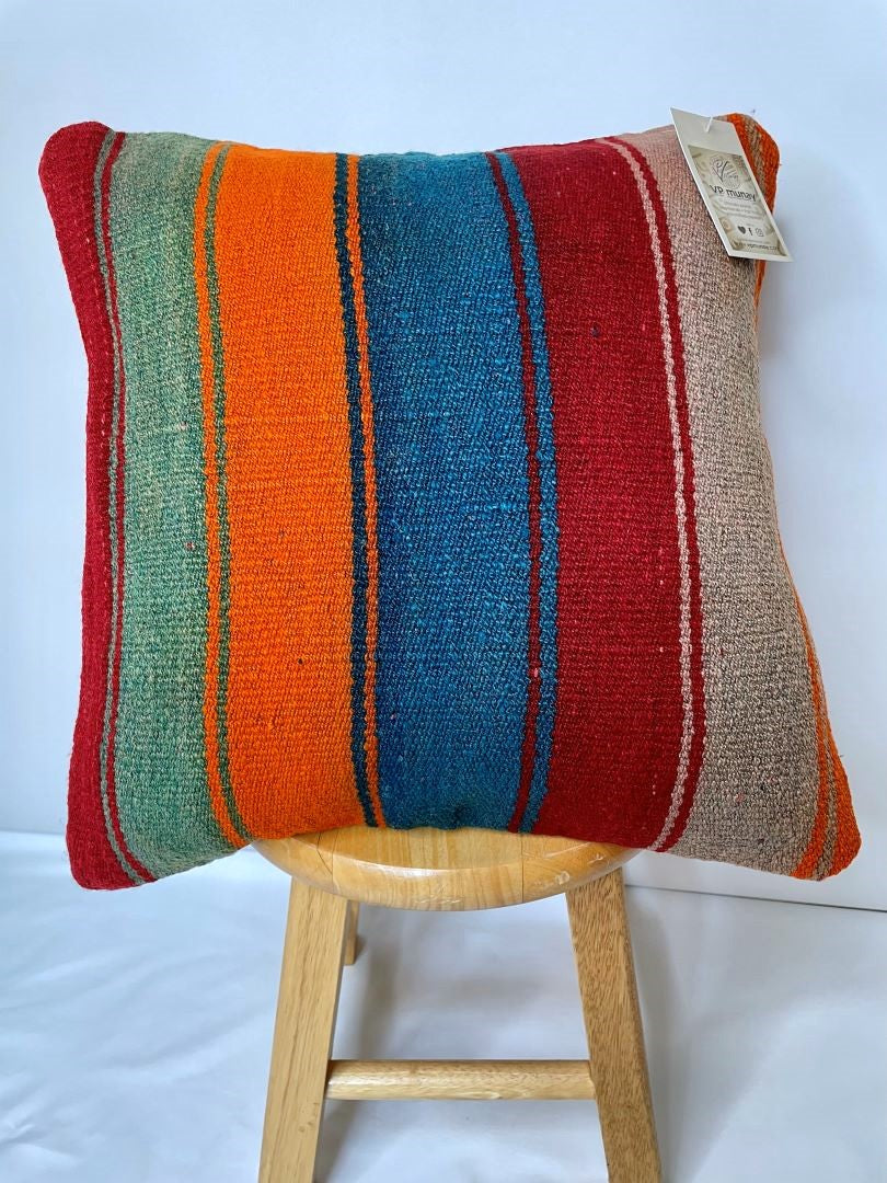 2 Throw Pillowcases, Aguayo's Cushion Covers, Multicolor, Bolivia