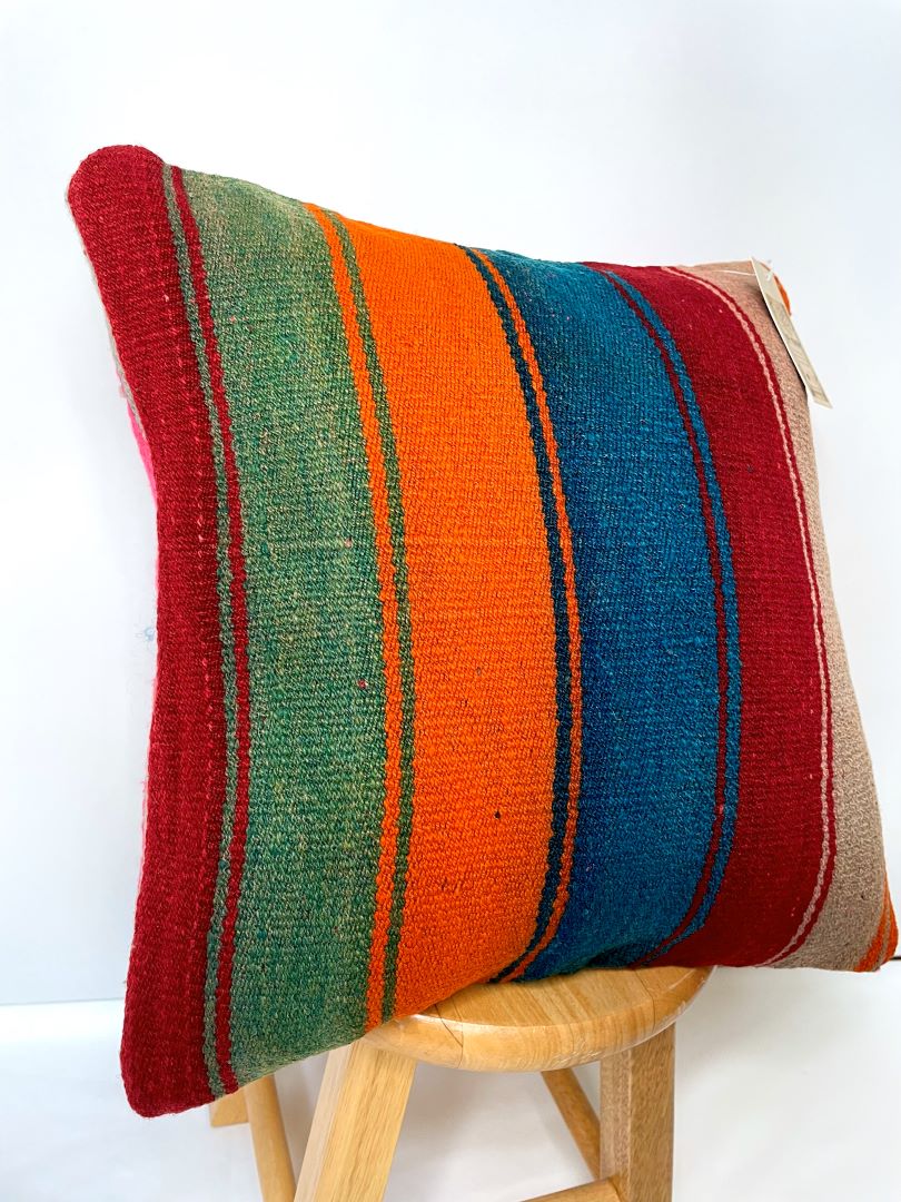 2 Throw Pillowcases, Aguayo's Cushion Covers, Multicolor, Bolivia