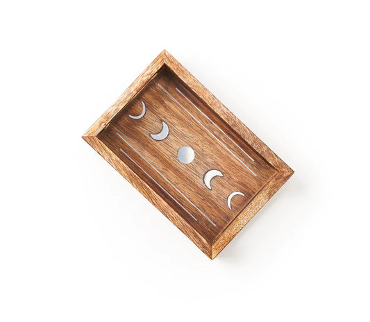 Celestial Jewelry Tray Trinket Dish - Rectangle, India