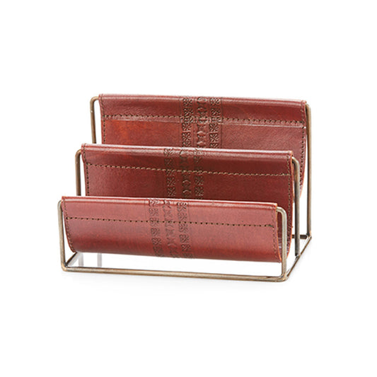 Leather Letter Holder, India