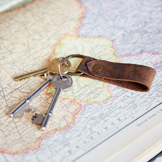 Buffalo Leather Keyring, Nepal