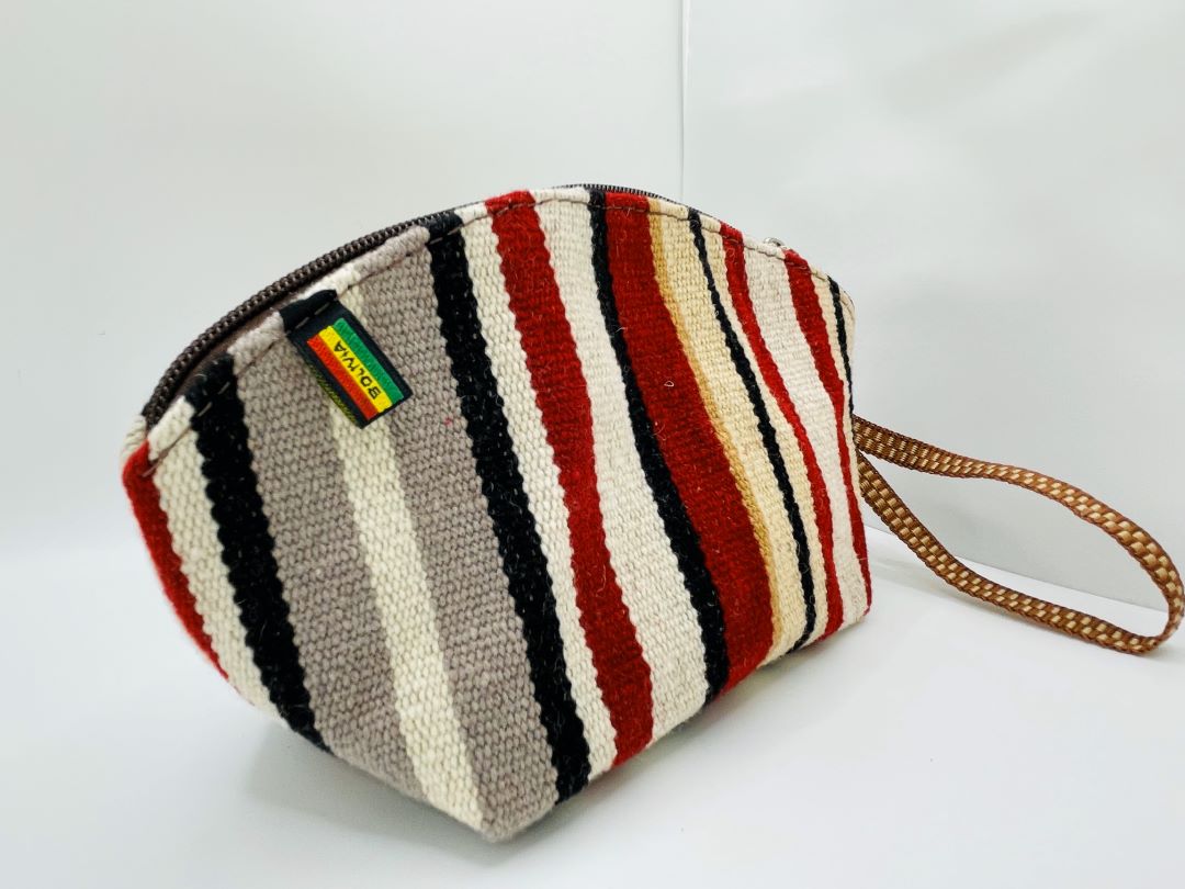 Triangle Wristlet Clutch, Earth, Bolivia