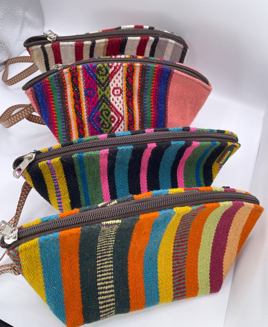 Triangle Wristlet Clutch, Earth, Bolivia