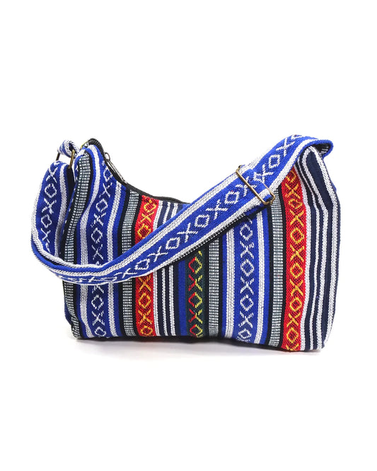 Gheri Cotton Shoulder Purse, Nepal