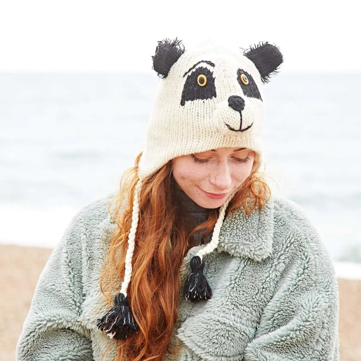 Panda Woolen Animal Hat, Nepal